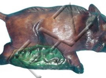 Wildschwein Figur Garten Statue Skulptur Figuren Skulpturen Dekoration Deko Neu